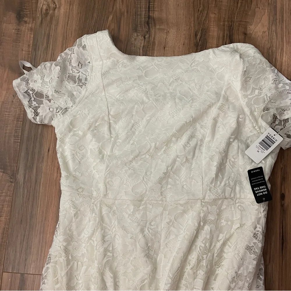 Torrid NWT Lace Wedding Dress - Picture 10 of 11
